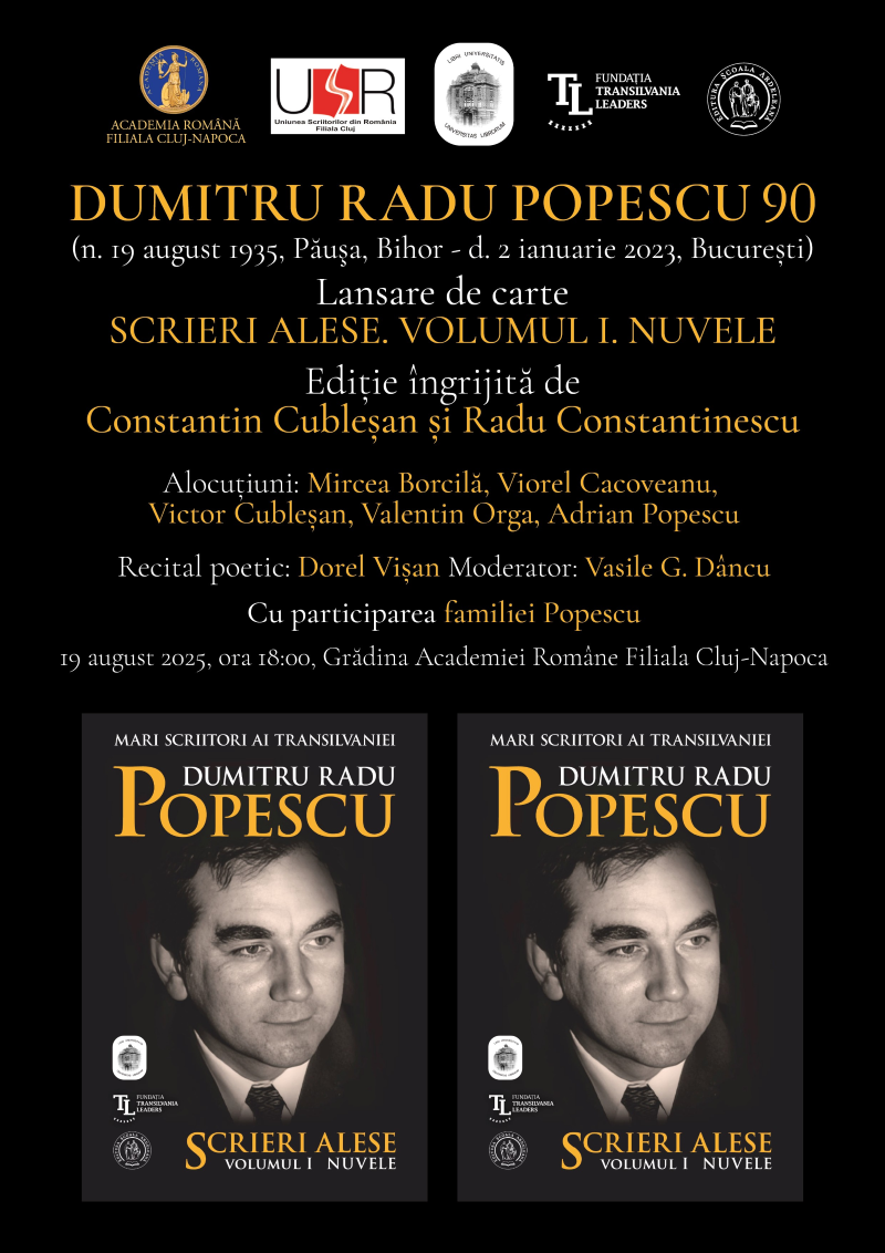 Evocare acad. Dumitru Radu Popescu la 90 de ani de la naștere